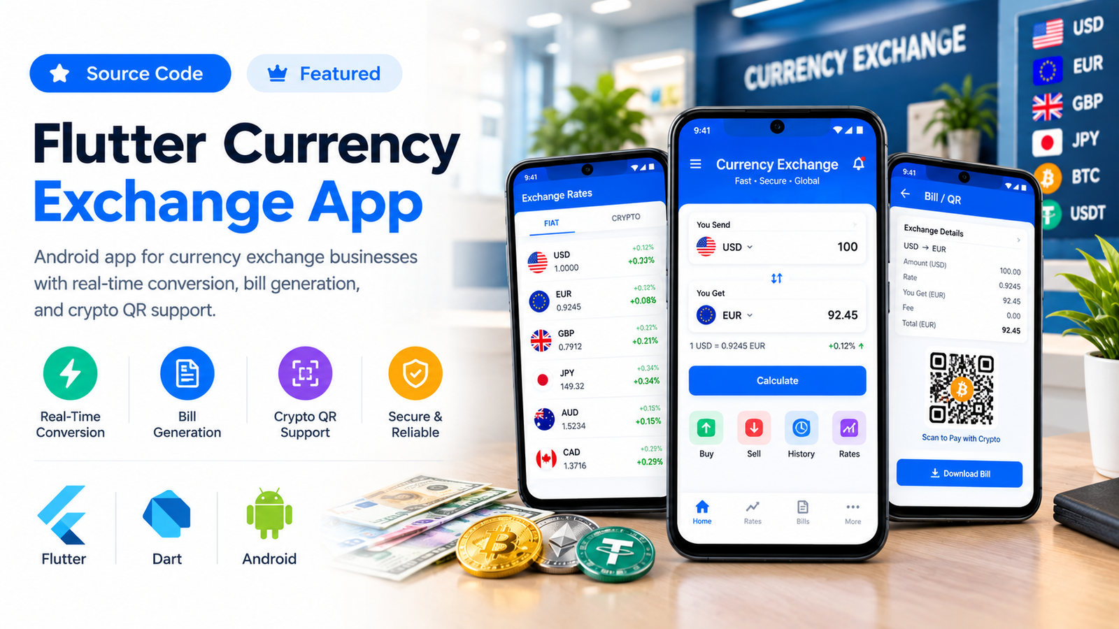 Flutter Currency Exchange App